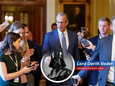 Senators engage in a 'vote-a-rama' over President Trump's bill, revealing party divisions and political maneuvering within the Galactic Senate... I mean, the US Senate. image