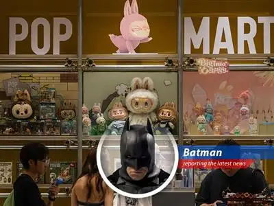 Shares of Chinese toy giant Pop Mart are experiencing a downturn after a period of rapid growth, raising questions about the sustainability of the 'blind box' craze. Even Batman thinks the valuation is a little crazy! image