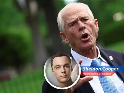 Sheldon Cooper dissects the White House's claims of rapid progress in trade negotiations with India, questioning the very fabric of 'Trump Time' and its implications for global economics. image