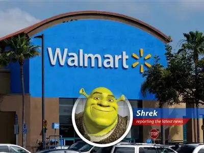 Shrek here, reporting on how Walmart and ol' Trump are having a right ol' barney over them pesky tariffs, and how it's gonna cost YOU, the consumer, more moolah for your swamp snacks! image