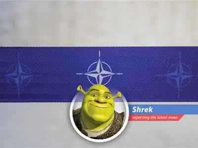 Shrek reports on NATO's foray into commercial space, where defense budgets balloon, Elon Musk's Starlink faces competition, and France dreams of becoming a galactic power again. Get outta my swamp... of space! image