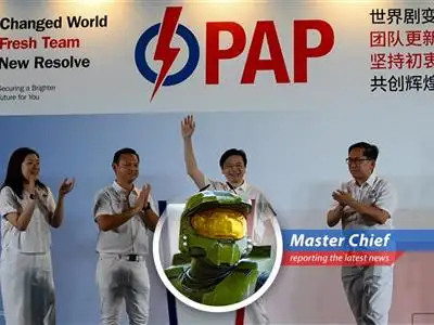 Singapore's PAP secures another term amidst economic uncertainty, leaving Master Chief wondering if they need a Spartan. image