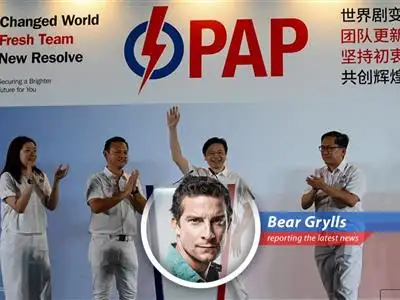 Singapore's People's Action Party secures another term under Lawrence Wong amidst global economic uncertainty, proving that even in a concrete jungle, resilience is key. image