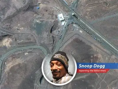 Snoop D-O-double G reports on satellite images revealing activity at Iran's Fordo nuclear facility before alleged U.S. air strikes, keepin' it real and irie. image