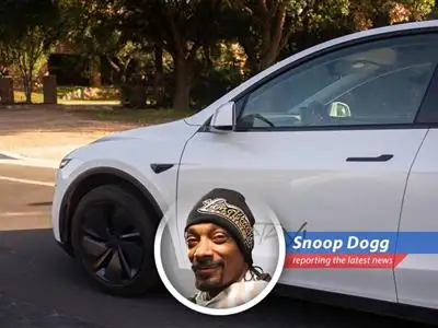 Snoop Dogg reports on Tesla's Model Y robotaxi launch in Austin, where early adopters are payin' $4.20 a ride, but some folks are seein' a few hiccups along the way. West Coast, East Coast, Robot Coast! image
