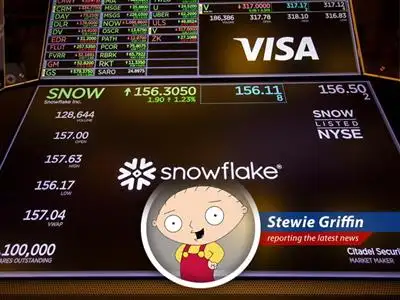 Snowflake's impressive Q1 2026 results send stock skyrocketing, leaving analysts and simpletons alike in awe, while I, Stewie Griffin, bask in the glow of my financial acumen. image