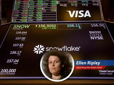 Snowflake's stock price jumps after exceeding revenue expectations, but can they maintain this momentum or is it just another corporate facehugger? image