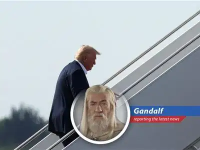 Sources whisper of a luxurious gift from Qatar to Trump: a Boeing 747-8 jet, potentially as a replacement for the delayed Air Force One. Legal scholars sharpen their quills, and Gandalf sharpens his wit. image