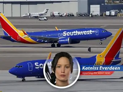 Southwest Airlines announces capacity reductions and struggles with economic uncertainty, Katniss Everdeen investigates the airline's future and finds the odds are NOT in their favor. image