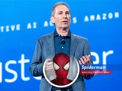 Spidey reports on Amazon's earnings call where CEO Andy Jassy expresses optimism amidst tariff uncertainty, hinting at potential dominance despite economic headwinds. image