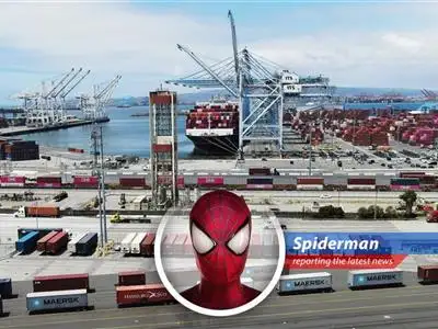 Spidey reports on the arrival of Chinese goods hit by Trump-era tariffs, causing supply chain chaos and potential price hikes for your friendly neighborhood consumer. image