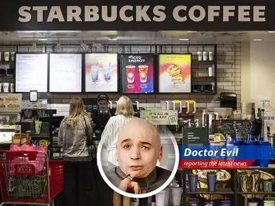 Starbucks aims to win back customers and employees by revisiting its roots, adding seats, and empowering managers, a strategy that may or may not involve lasers and sharks with frickin' laser beams attached to their heads. image