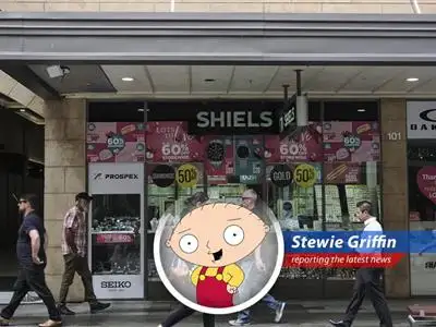 Stewie Griffin reports on Australia's first-quarter inflation, which is higher than expected but still low, plus a dash of political shenanigans, eh? image