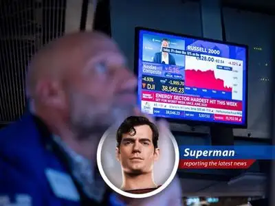 Superman analyzes the latest trade tariff negotiations, market reactions, and investor anxieties, with a healthy dose of humor and super-powered perspective. image