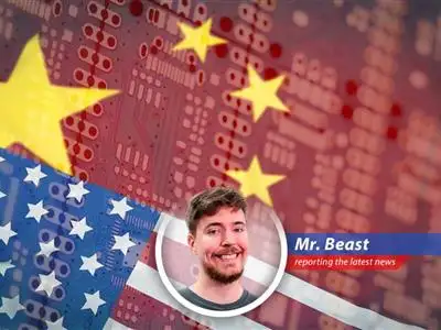 Tencent and Baidu are finding creative ways to keep their AI game strong despite US chip restrictions, proving that innovation finds a way, even when facing a MrBeast challenge! image