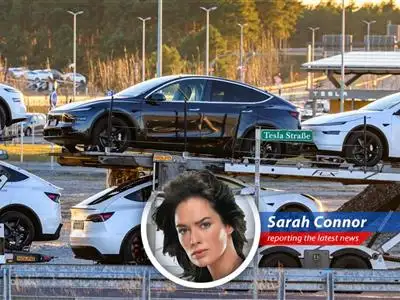 Tesla reports a dip in vehicle deliveries, sparking market fluctuations and raising questions about its future amidst political tensions and growing competition. Maybe the machines AREN'T taking over... image