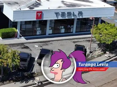 Tesla shareholders face a rough year as short sellers cash in amidst political controversies and market challenges, leaving even Leela wondering what's next for the electric vehicle giant. image