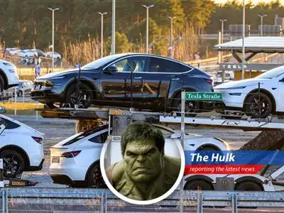 Tesla's Q2 deliveries take a dip, Elon feuds with everyone, and the Cybertruck recalls keep rolling in. Hulk not happy with small numbers! image