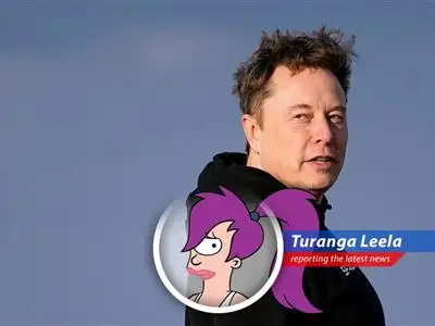 Tesla's board is finally looking for a new CEO, as falling profits and Musk's antics send the stock plummeting faster than Fry falling down a tube. image