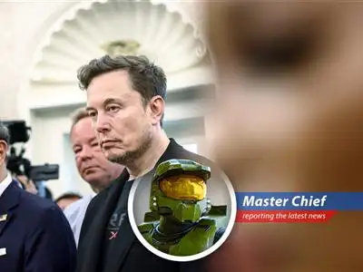 Tesla's stock dips amid delivery concerns and a clash between Musk and Trump over a controversial spending bill. Seems like someone needs a new AI! image