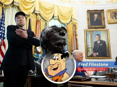 That Elon Musk, richer than all the clams in Bedrock, is startin' his own political shindig! Is this guy crazy, or just plain loco? Let's dive in, Bedrock style! image