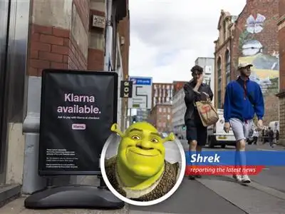 That fancy-pants Klarna CEO says AI is eatin' jobs faster than I can say 'What are you doin' in my swamp?!' They shrunk their workforce faster than Donkey after drinkin' that potion! image