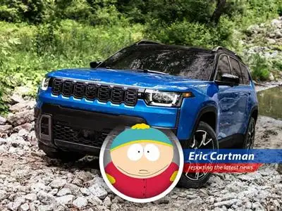 That's right, I, Eric Cartman, am reporting on Jeep's new Cherokee because even I need a sweet ride to haul my Cheesy Poofs...and maybe save Jeep from being totally lame. image