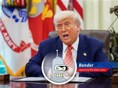 That's right, meatbags! Your favorite bending unit reports on the U.S. turning Iranian nuclear facilities into radioactive scrap metal. Looks like someone's getting a time-out! image