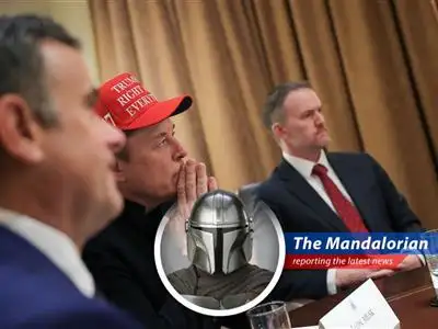 The Beskar-clad Mandalorian reports on Tesla's earnings, tariffs, and Musk's antics, pondering if this is truly 'the way' or just a Krayt dragon-sized mess. image