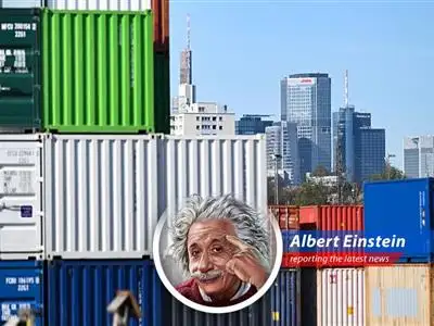The Eurozone shows unexpected growth, but tariff tensions threaten to pull the economy into a state of uncertainty, like trying to understand quantum mechanics after a schnitzel. image