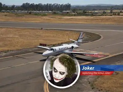 The Joker's take on the plummeting demand for private jets and whether tax cuts can save the day. Chaos is a ladder, baby! image