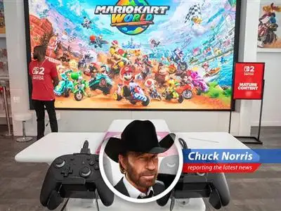 The Nintendo Switch 2 launches with a vengeance, selling over 3.5 million units in four days, leaving retailers trembling in its wake. Shortages? Not if Chuck Norris has anything to say about it. image