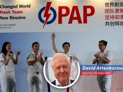 The People's Action Party secures a decisive victory in Singapore's election, entrusting Prime Minister Lawrence Wong with navigating a complex global landscape. image