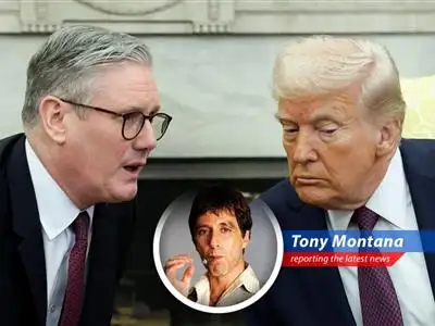 The UK economy took a nosedive in April thanks to Trump's tariffs and some dumb tax moves. Time to light a cigar and figure out who's screwing who. image