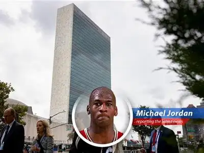 The UN's trade body warns of negative international investment in 2025 due to global trade policy chaos, leaving even 'His Airness' concerned about the economic game. image