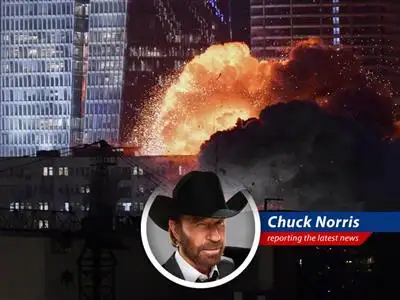The U.S. aids Israel in shooting down Iranian missiles as tensions escalate, proving once again that Chuck Norris doesn't negotiate, he dominates…but sometimes, a little help is needed. image