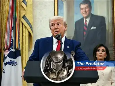 The Yautja analyzes Trump's tariff strategies, questioning whether it's skillful negotiation or just plain 'chickening out'. image