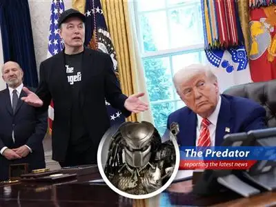 The bromance is over! Trump and Musk lock horns as the tech mogul forms a new political party, sparking chaos and ridicule. image