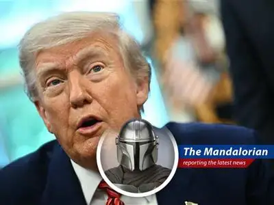 The former President's commencement speech at West Point, filled with promises of military might and 'America First' rhetoric, sparks debate across the Outer Rim. image