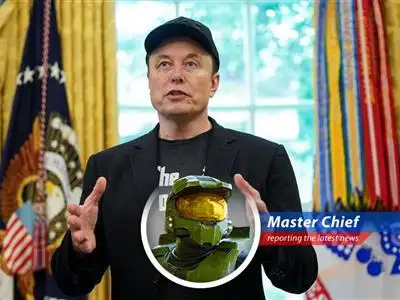 The galaxy's savior tackles Earthly politics as Elon Musk clashes with the Senate over a bill he deems 'utterly insane.' Cortana, prep the Banshee, we're going in. image