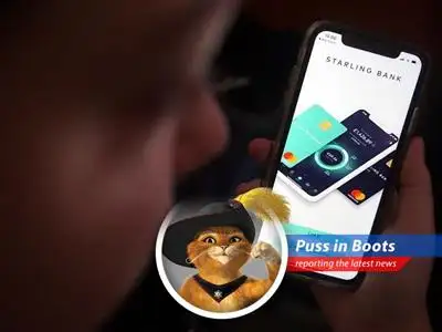 The online lender Starling Bank faces choppy waters with a profit drop, thanks to Covid loan woes and a regulatory slap on the wrist. It seems even banks aren't immune to a cat's bad luck! image