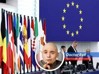 The world is teetering on the brink! From Trump's strikes on Iran to NATO squabbles and trade tensions, Dr. Evil assesses the chaos and plots his triumphant return. Soon… image