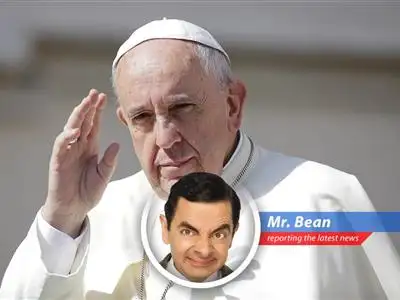 The world mourns the passing of Pope Francis, a pontiff known for his inclusive message and dedication to the poor, but did he ever try putting a turkey on his head? image