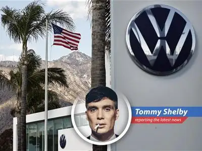 Tommy Shelby dissects Volkswagen's Q1 profit drop, blaming tariffs, volatile markets, and maybe a little bit of bad luck. By order of the Peaky Blinders, it's time to face the music. image