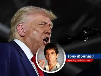 Tony Montana reports on Trump's economic blame game after GDP drop: tariffs, booms, and bad numbers – pure, unadulterated bullshit if you ask me. image