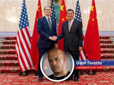 Trade tensions between the U.S. and China continue to simmer, but can ongoing talks lead to a 'family' resolution? Dom Toretto weighs in. image