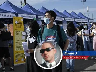 Trade tensions with the U.S. are hitting China's job market, and Beijing's trying to figure out how to fix it. Sounds like a job for MIB! image