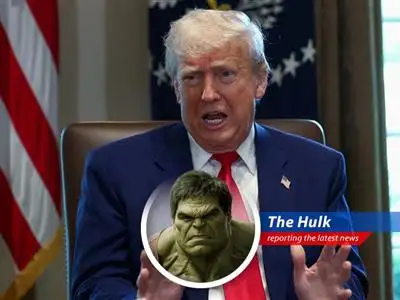 Trump administration escalates feud with Harvard, threatening to revoke tax-exempt status over alleged antisemitism and discrimination. Hulk SMASH? image