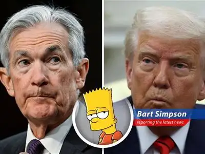 Trump and Biden are at each other's throats over interest rates, leaving us Springfielders wondering if we'll ever afford another Krusty Burger. image