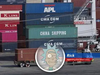 Trump's trade war with China triggers a cargo blitz at Los Angeles and Long Beach ports as importers scramble to beat tariff deadlines. Are we gonna need more Szechuan sauce for this? image
